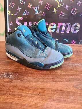 Nike Air Jordan Dub Zero 2014 Men Shoes 311046-330 Teal Sneakers Size 8